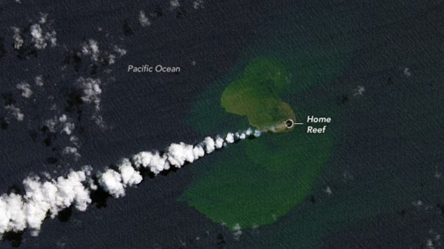 Emerge una isla 'fantasma' en el Pacífico vista por última vez en 2006