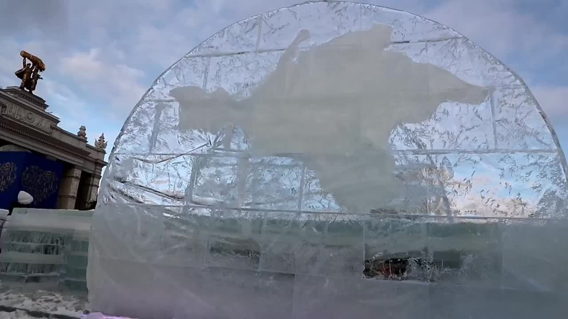 Festival De Esculturas De Hielo De Rusia