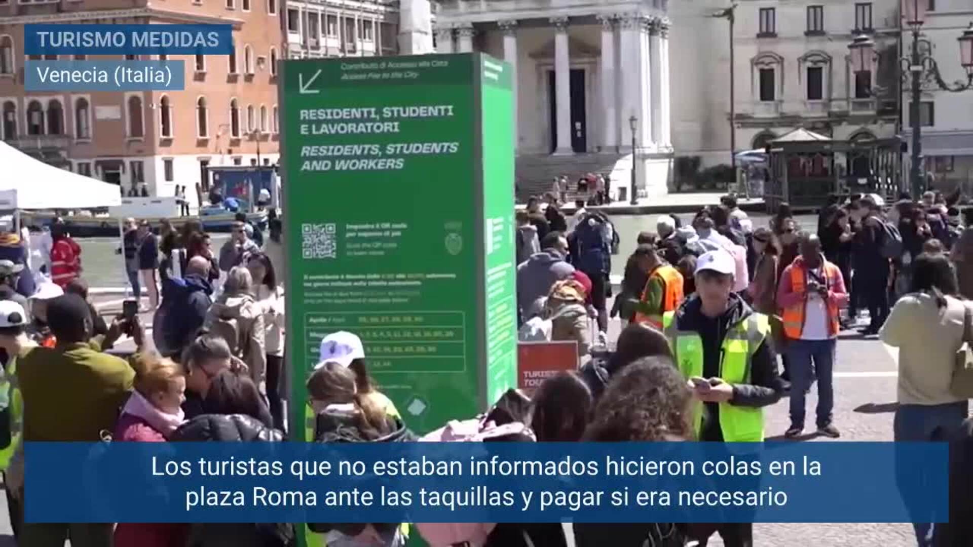 Inicia El Pago Para Visitar Venecia Entre Resignaci N De Turistas Y