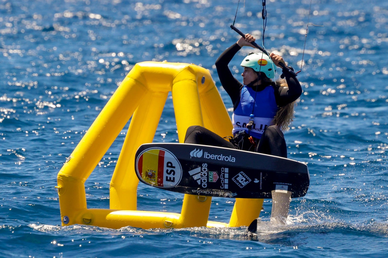 Gisela Pulido finalizó quinta en Formula Kite tras disputar tres