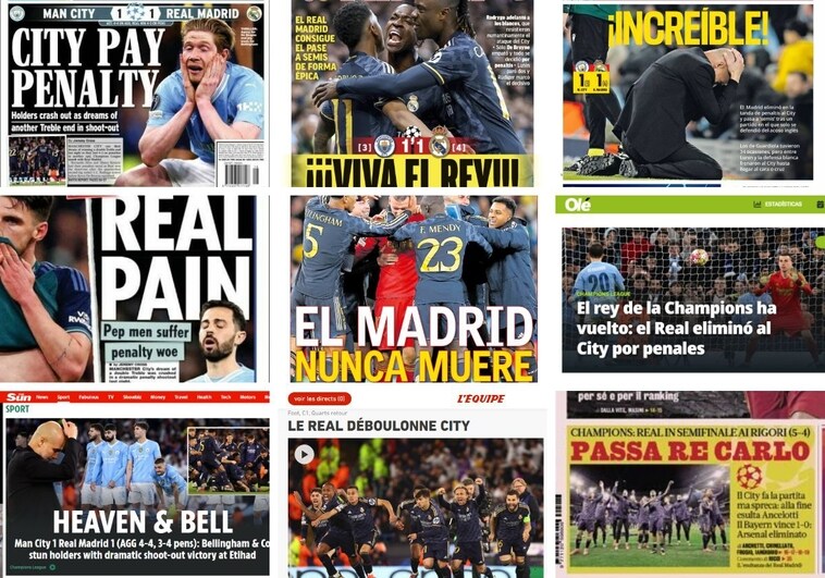 «¡Increíble!» La prensa internacional se rinde a la heroica victoria del Real Madrid
