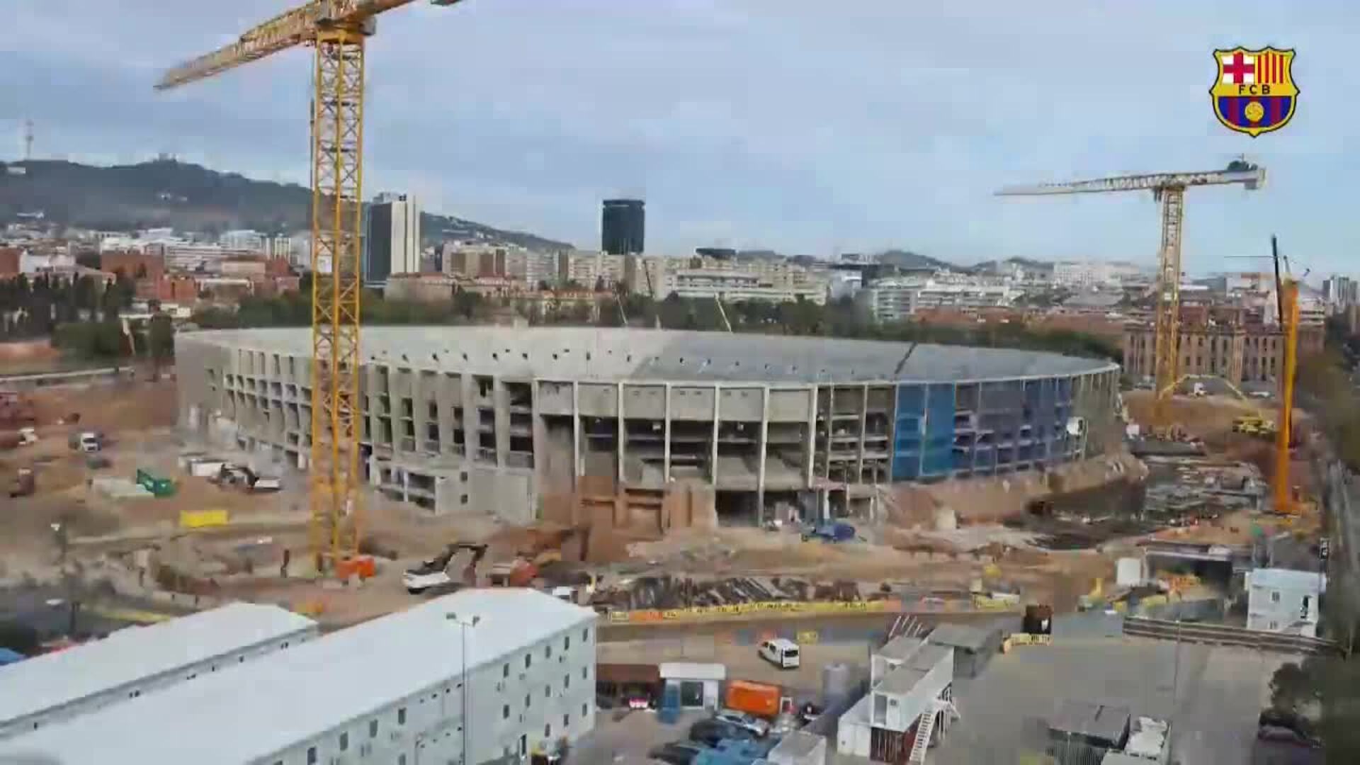 Las Obras De Remodelaci N Del Camp Nou Contin An A Buen Ritmo