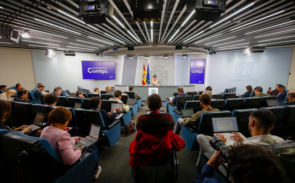 Rueda De Prensa Posterior Al Consejo De Ministros Con El Acuerdo Sobre