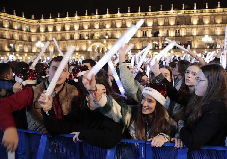 Celebración de la Nochevieja Universitaria de Salamanca, en una imagen de archivo