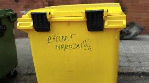 Otra de las pintadas contra el alcalde