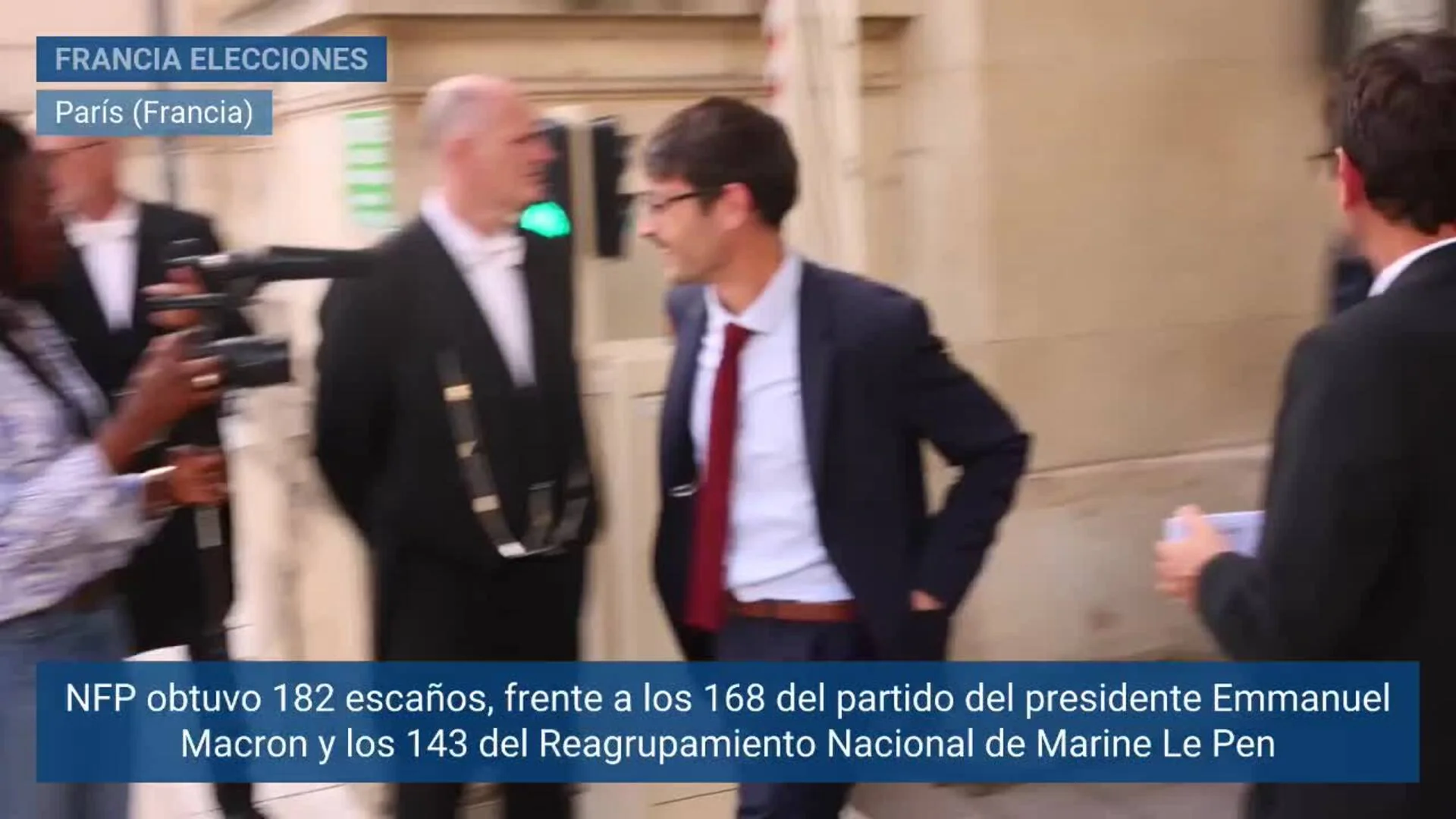 Diputados de la izquierda francesa recién elegidos se reúnen en el