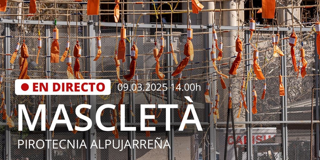 Mascletà en directo de hoy domingo 9 de marzo de las Fallas de