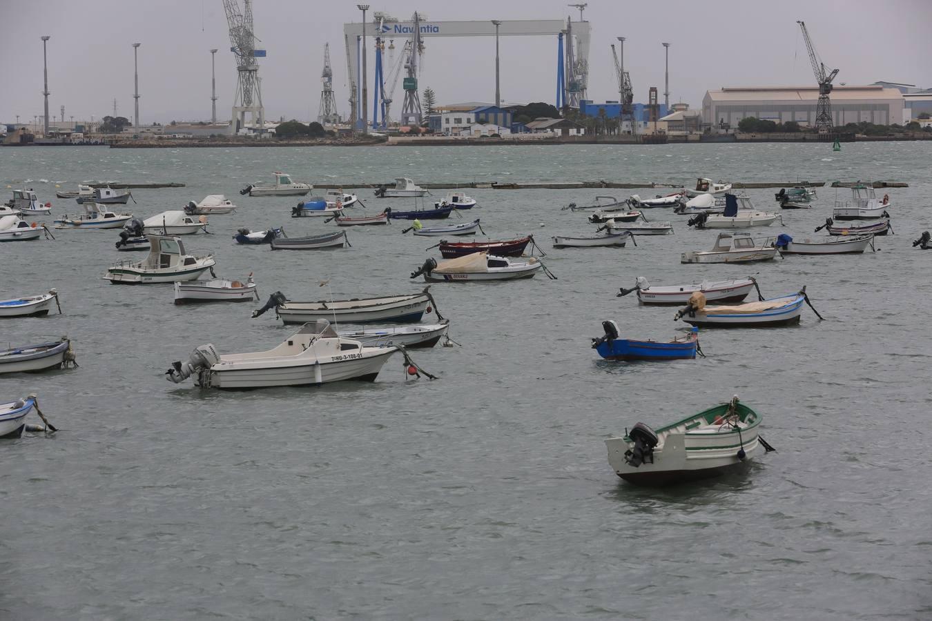 Fotos Los efectos del paso de la borrasca Bernard en Cádiz