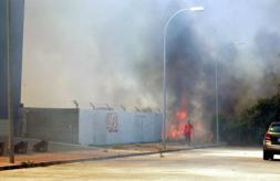 Incendio en el Polígono de Cazalegas