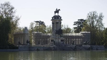 La estatua ecuestre de Alfonso XII del Retiro