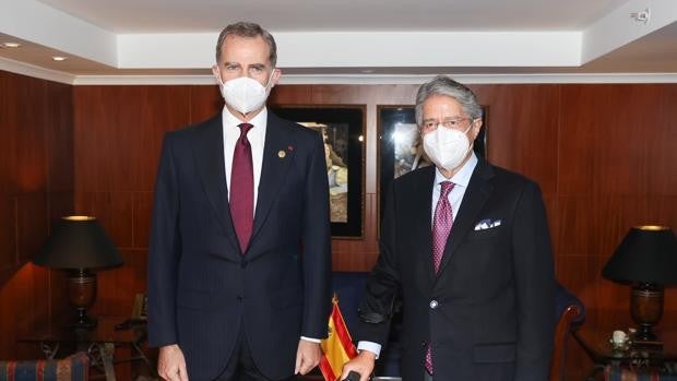 El Rey llega a Ecuador para asistir a la toma de posesión del presidente Lasso