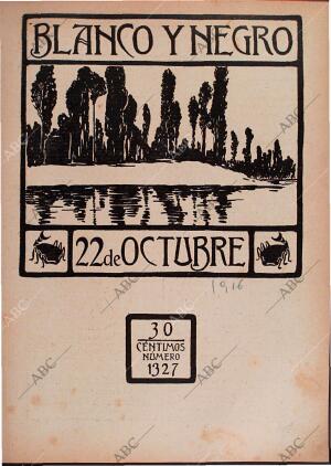 BLANCO Y NEGRO MADRID 22-10-1916