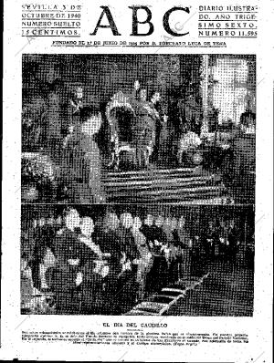 ABC SEVILLA 03-10-1940