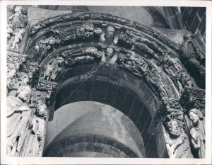 El pórtico de la Gloria de la catedral de Santiago de Compostela