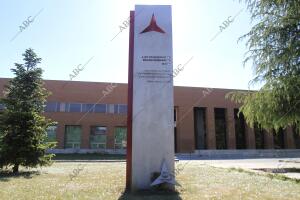 Vista del monumento a las brigadas internacionales en la ciudad universitaria