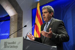 Rueda de prensa del portavoz del gobierno de la Generalitat