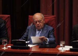 El Expresidente de la Generalitat Jordi Pujol Declara en el Parlament