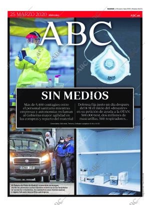 ABC MADRID 25-03-2020