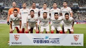 Alineación del Sevilla FC en la pasada liga