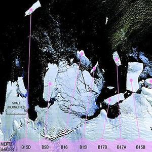 Australia advierte a los barcos del descomunal iceberg a la deriva