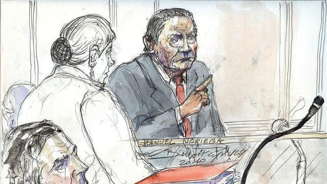 El ex dictador panameño Noriega comparece ante la Justicia francesa