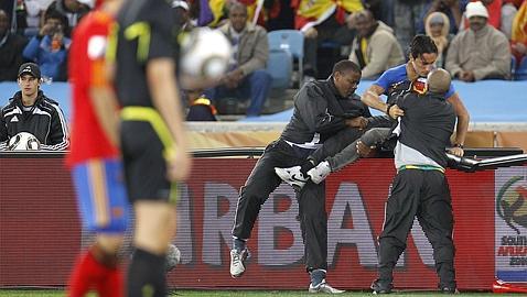 Un espontáneo se cuela en la semifinal