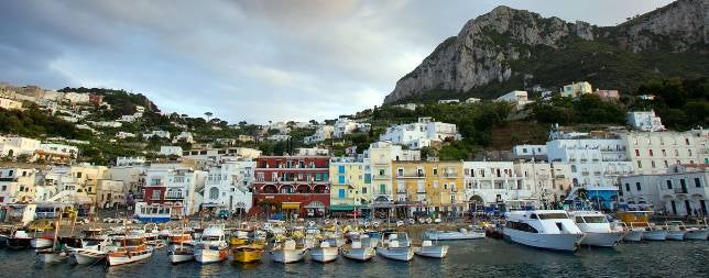 Cocina marinera en el golfo de Nápoles