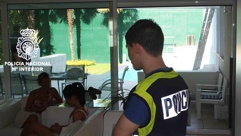 Espectacular golpe policial a la prostitución en Madrid