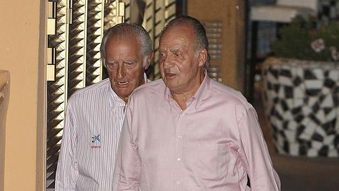 El Rey salió a cenar a Puerto Portals