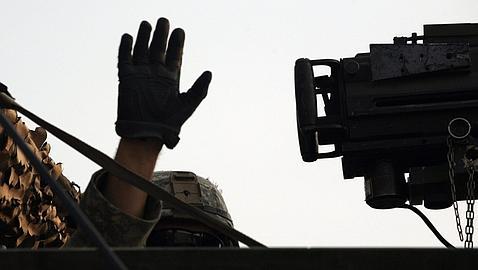 El último convoy de tropas de combate de EE. UU. abandona Irak