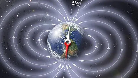 ¿Puede el campo magnético de la Tierra  volverse loco de repente?