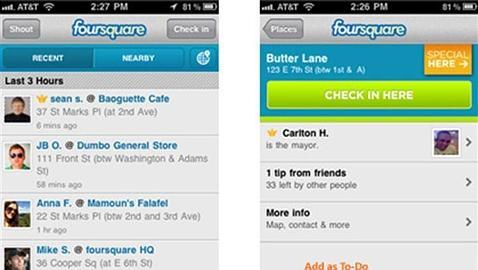 La nueva versión de Foursquare, más conectada