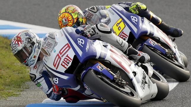 Así han visto Rossi y Lorenzo su espectacular duelo en Motegi