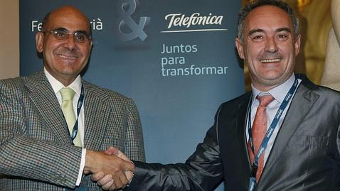 Adrià: «No estoy con Telefónica para crear platos, sino para aportar ideas»