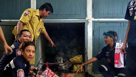 Hallan 348 fetos de abortos ilegales en un templo budista de Tailandia