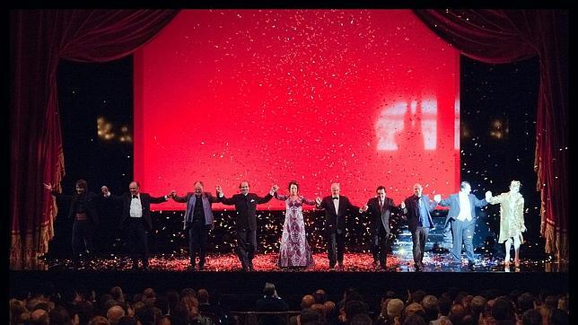 Lección de canto en los Goya de la ópera