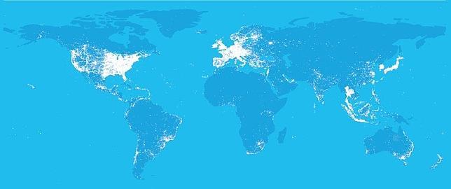 El «planeta» Foursquare