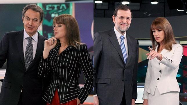 Zapatero y Rajoy: mismo escenario, diferentes respuestas