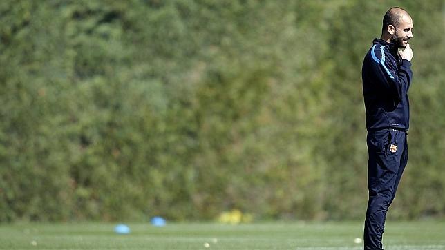 Guardiola trabaja con solo dos futbolistas del primer equipo