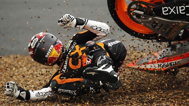 El «loco» Iannone vuela sobre el humedal