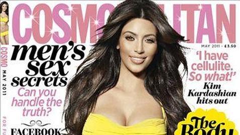 Kim Kardashian declara estar orgullosa de su celulitis en la revista «Cosmopolitan»