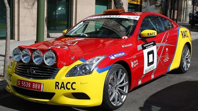 Infiniti G37 Coupé S como coche 0 para el Campeonato de España de Rallys