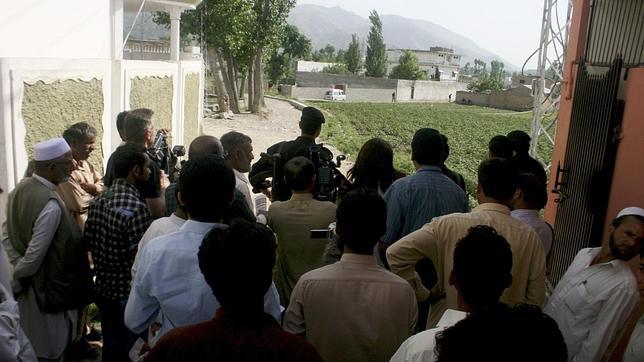 Un campo de marihuana junto a la finca de Bin Laden