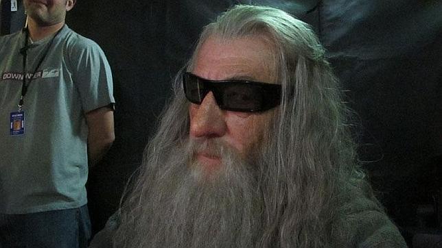 Gandalf, con gafas 3D para ver «El Hobbit»