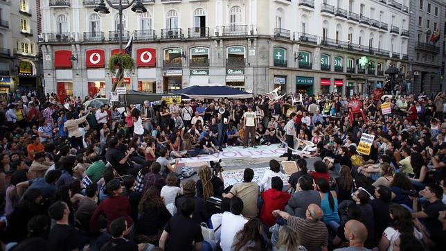 La «acampada de los indignados» se niega a abandonar la Puerta del Sol
