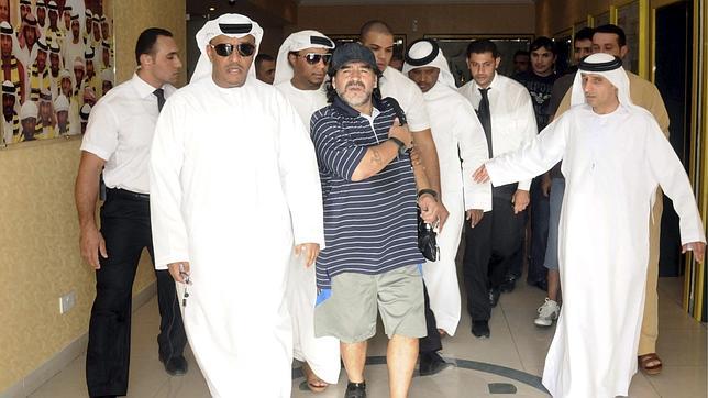 Maradona: «Salí a la calle a buscar trabajo y lo encontré en Dubai»