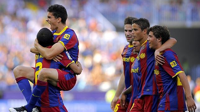 El Barça gana en Málaga con el equipo B