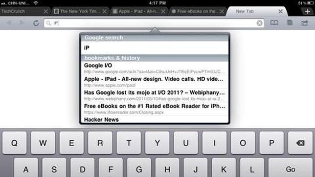 iChromy navegador para iPad
