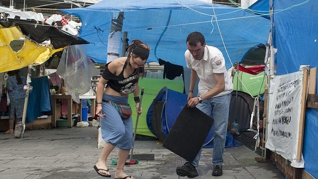 El campamento de Sol hace agua