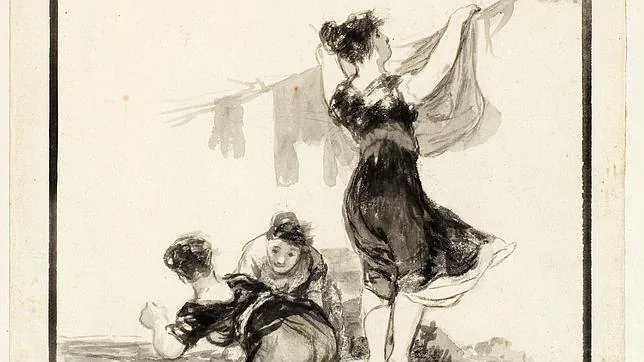  A subasta un excepcional dibujo de Goya